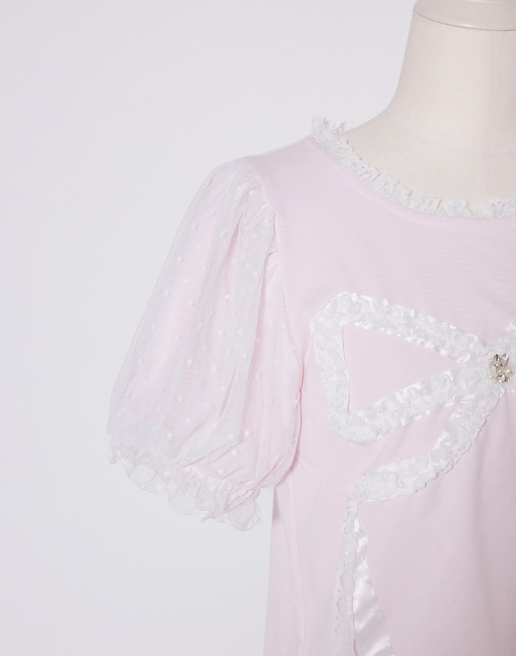 mellfy memory Hug me ribbon puff T-shirt