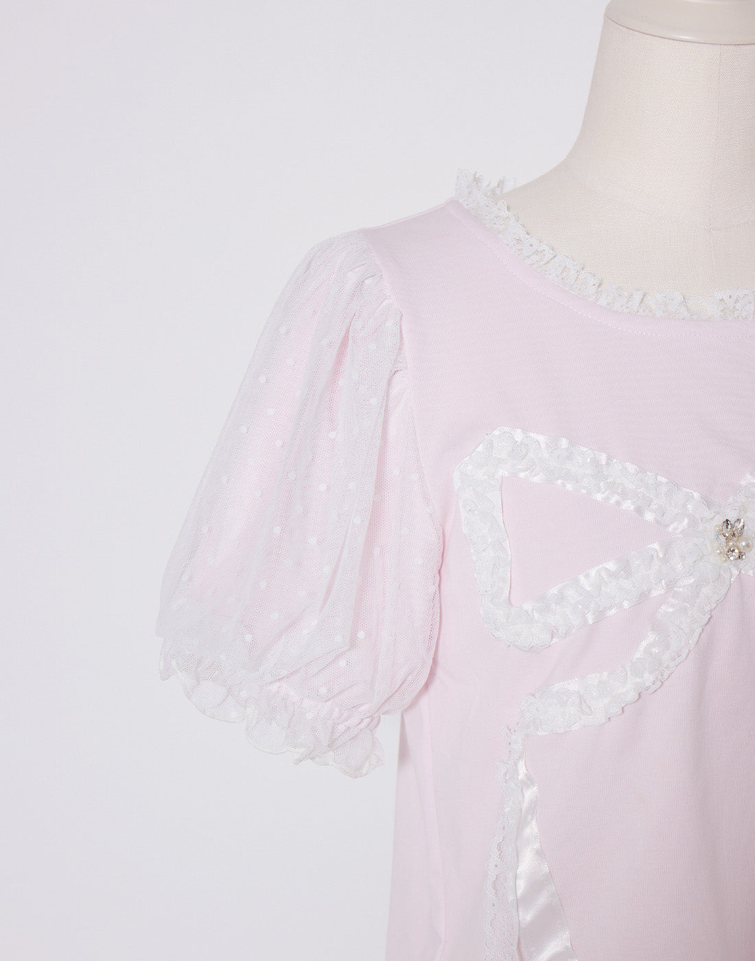 mellfy memory Hug me ribbon puff T-shirt