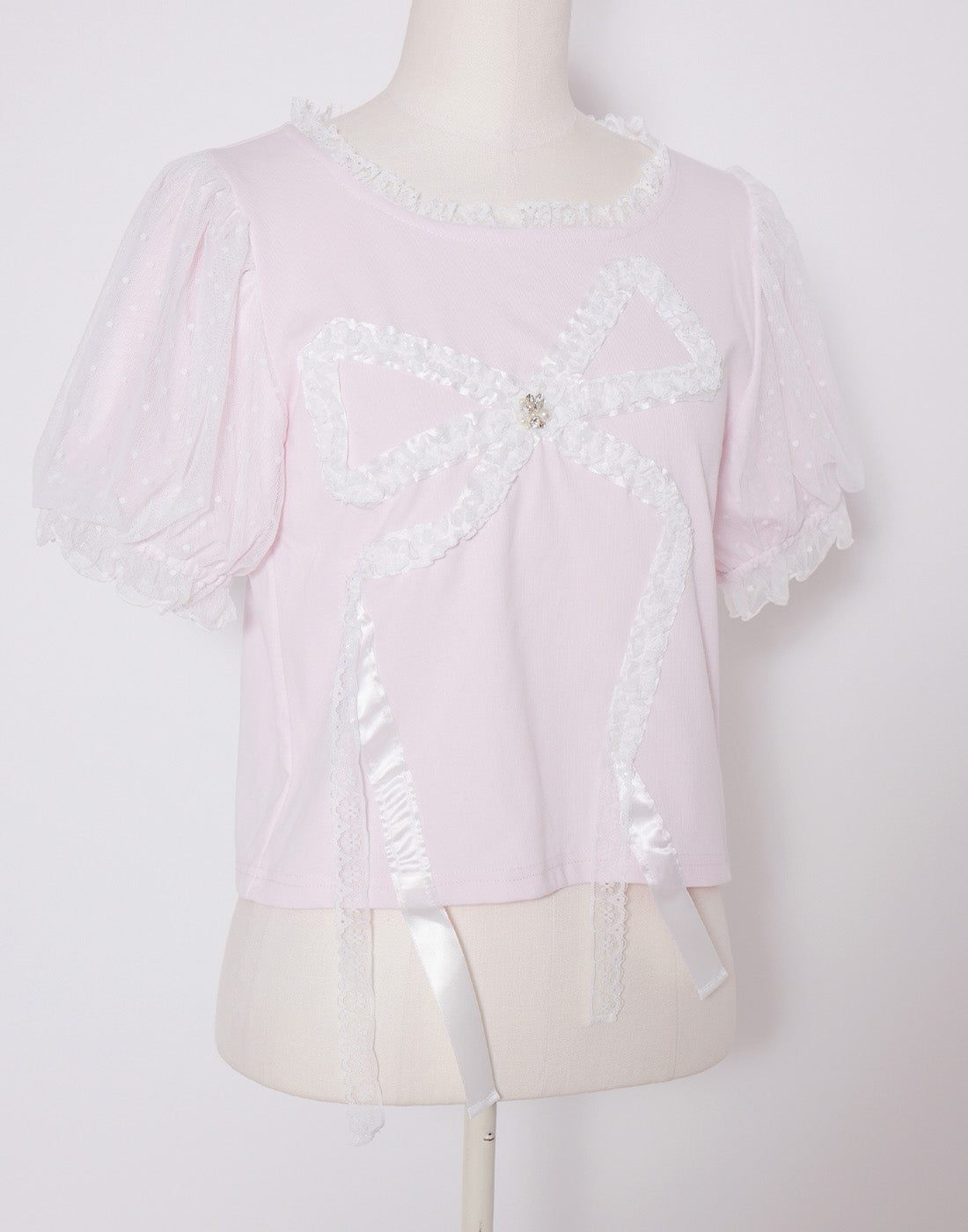 mellfy memory Hug me ribbon puff T-shirt