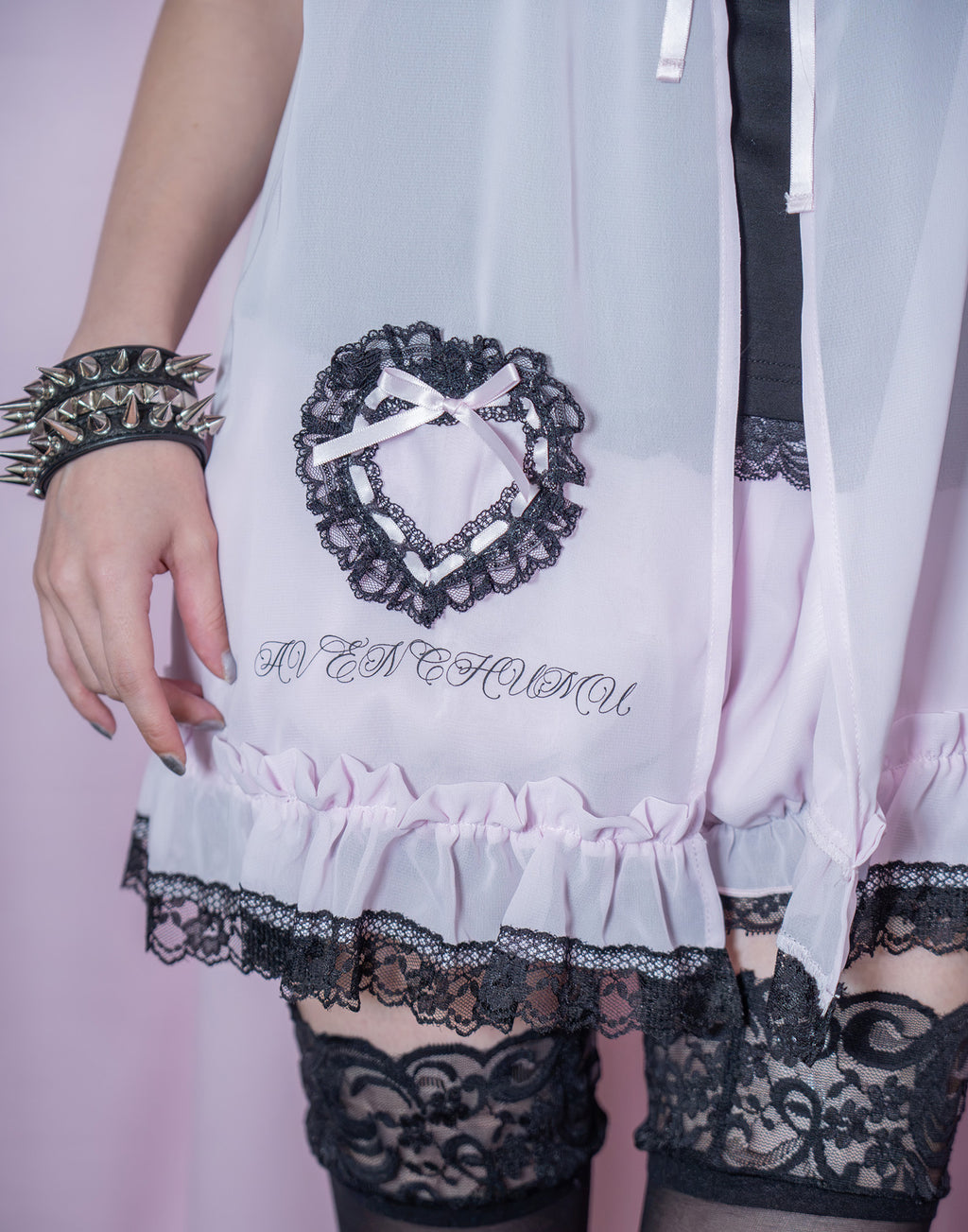 AVENCHUMU Heart pocket & baby like chiffon setup