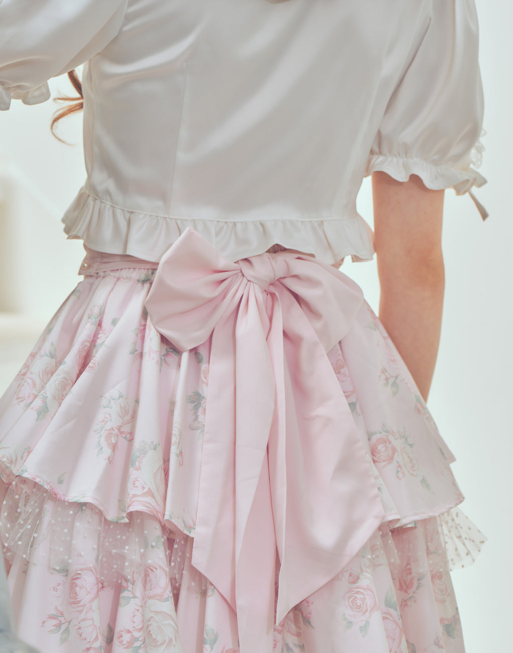 (Pre-order) mellfy memory Love in rosy rose skirt