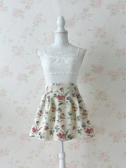 dazzlin Tullip Mini Skirt (Yellow)