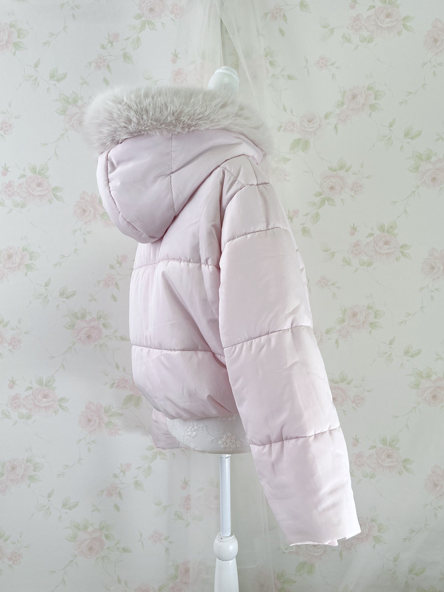 NICE CLAUP Puffer Jacket (Baby Pink)