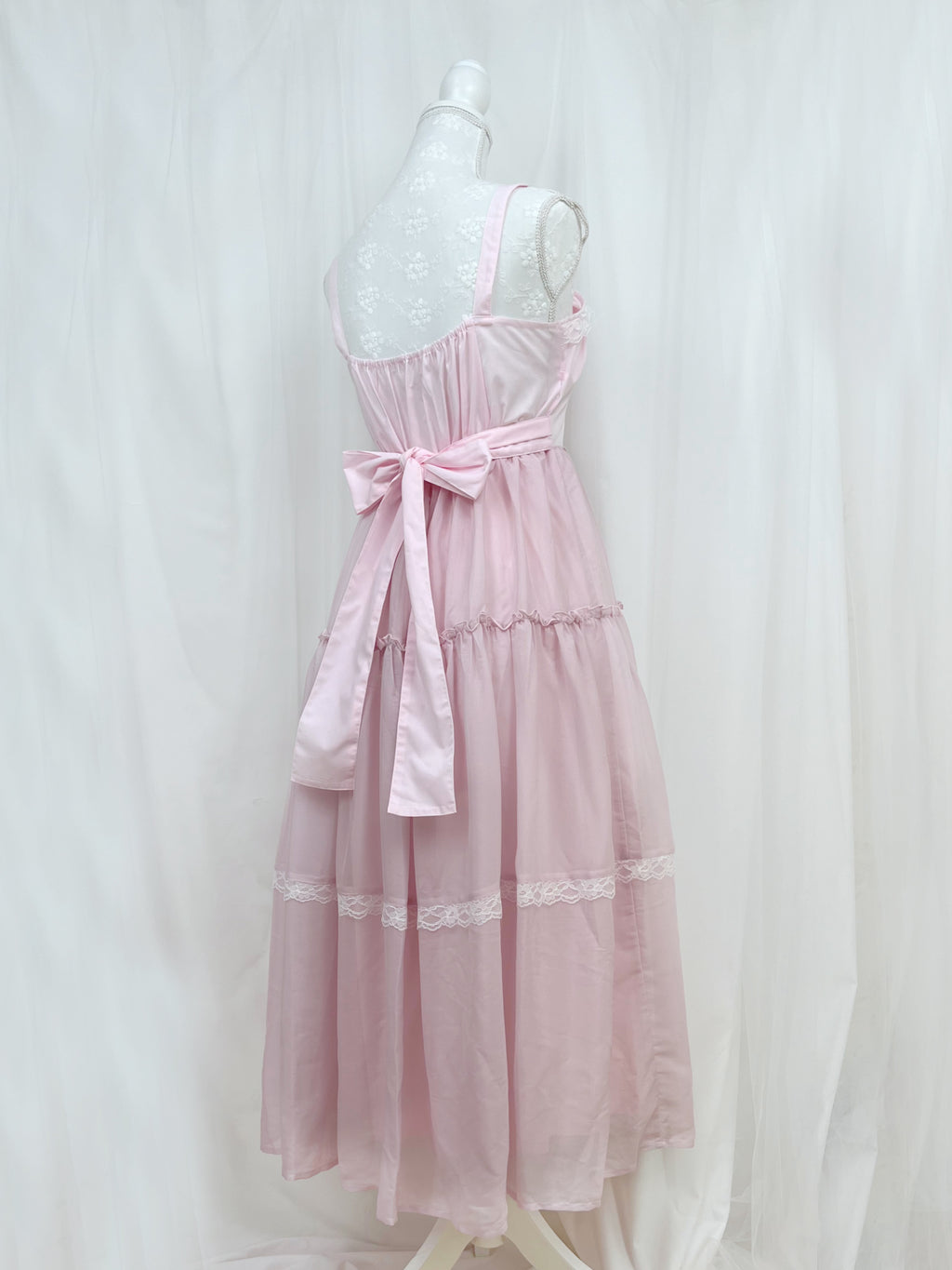 Lovely Tency Lolita Lace Tiered Jumper Dress