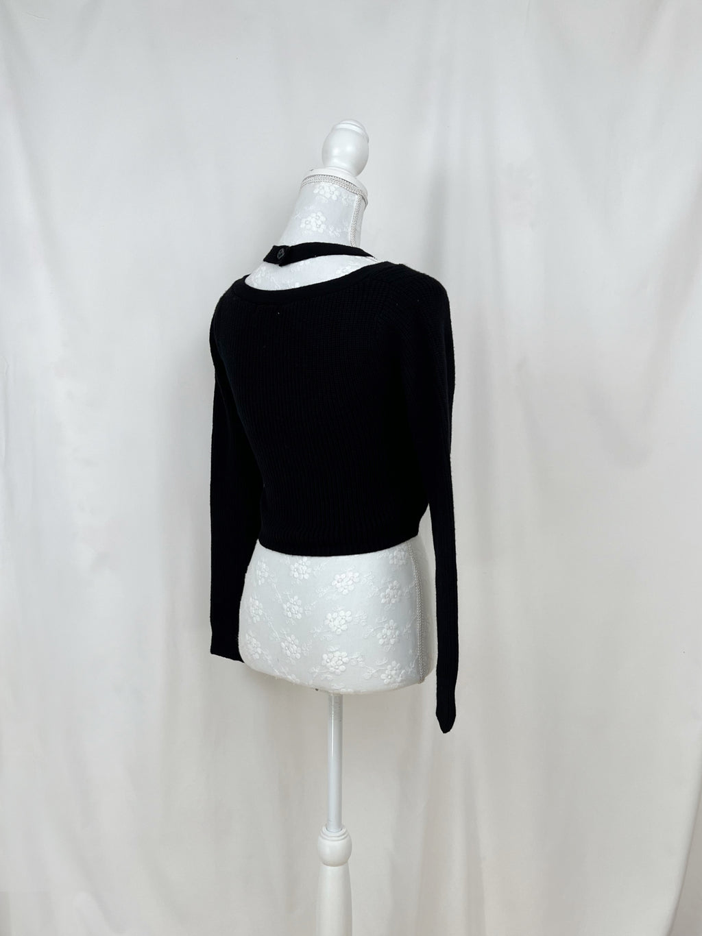 RESEXXY Halter Neck Top Attached Cardigan