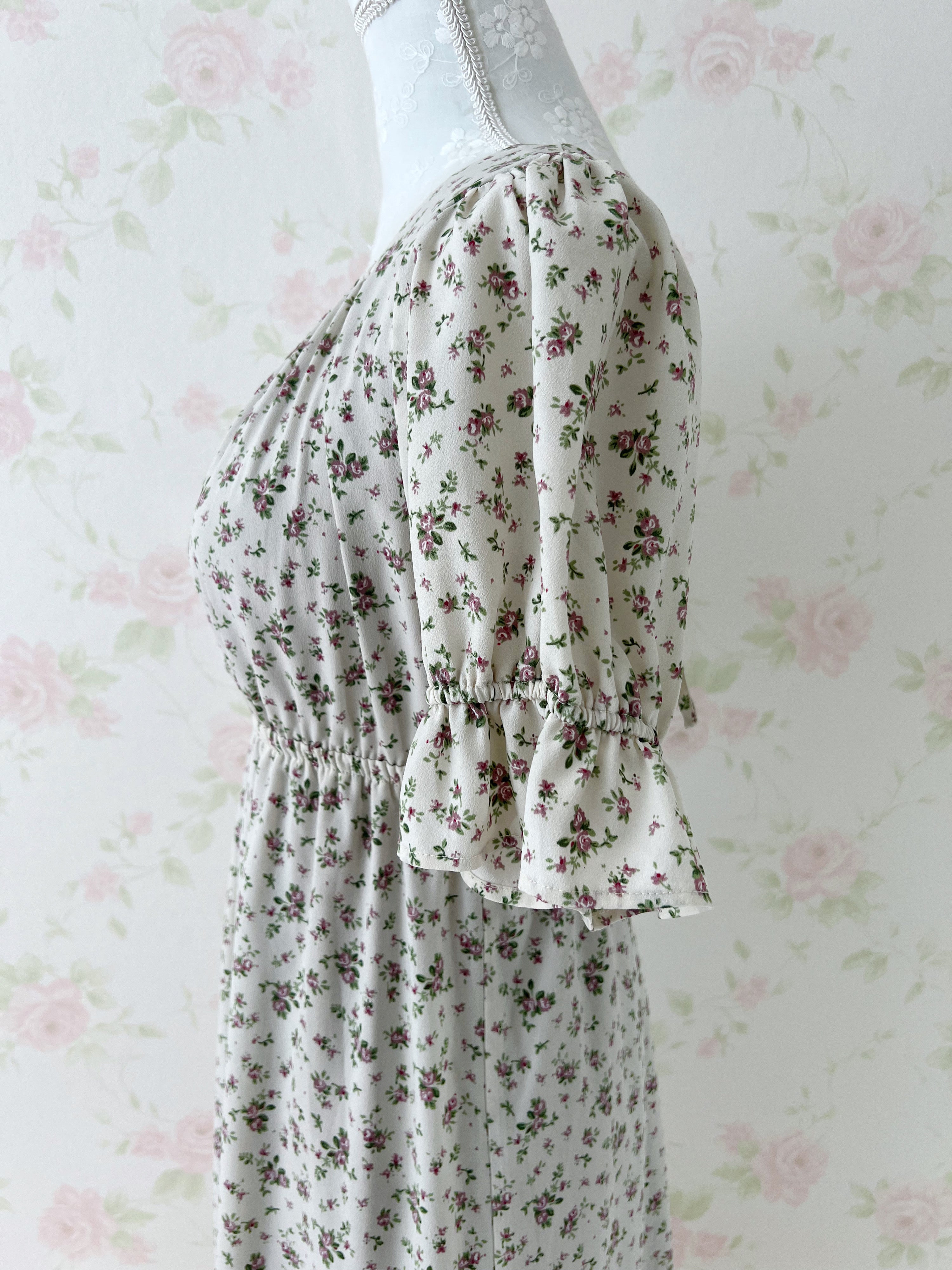 MAJESTIC LEGON Back Laced Up Prairie Dress