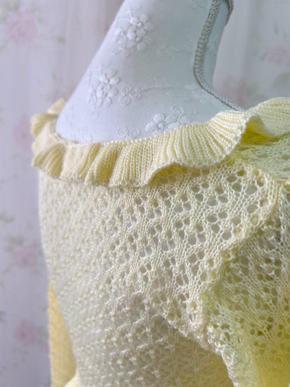 GRL Double String Cardigan (Yellow)