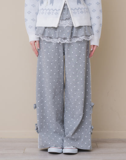 Lolime fancy dot layered pantsskirt