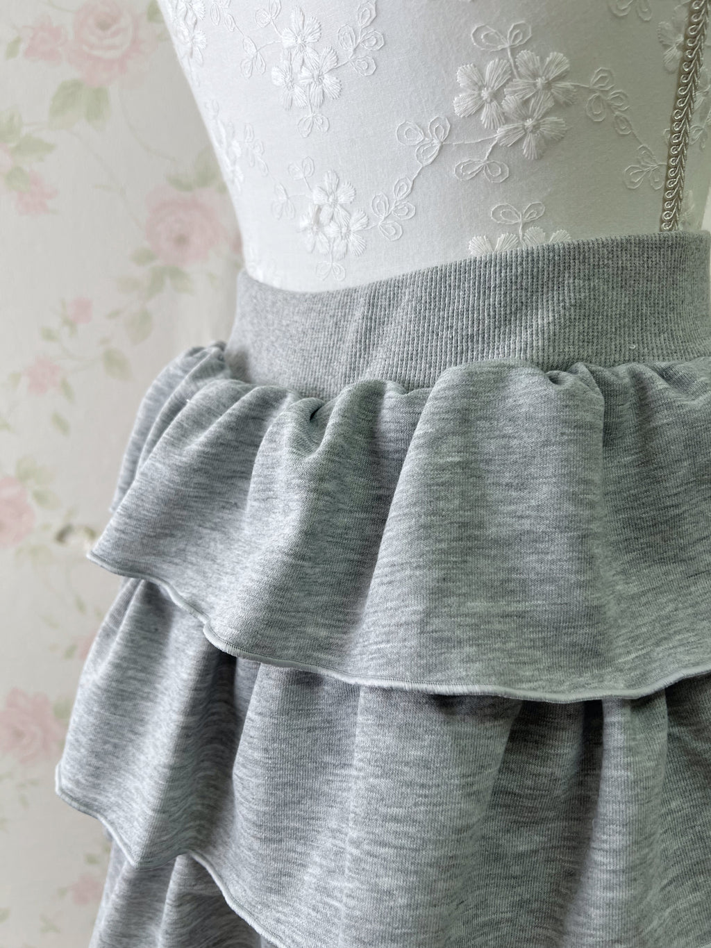 Layered Sweat Fabric Sukapan (Gray)