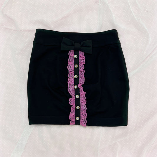 MA*RS Crystal Button Gyaru Tight Skirt