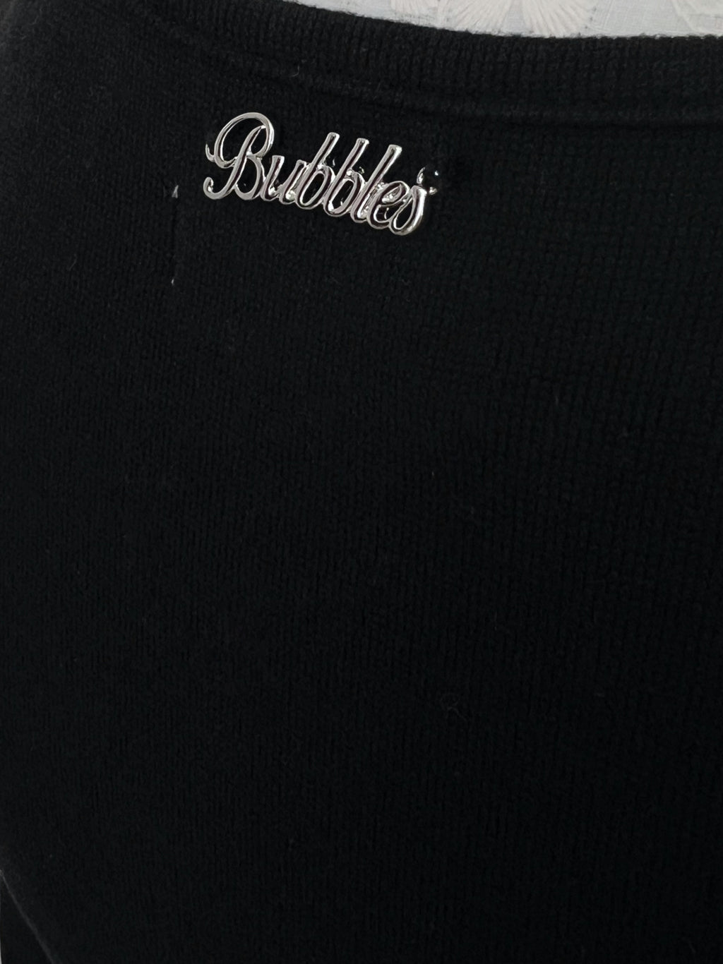 BUBBLES Milkmaid Front Lace Top (Black)