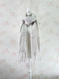 Marshmallow Scarf (Grayish White)