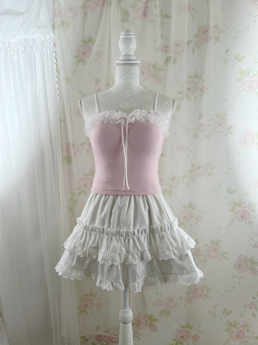 Princess Lace Camisole (Pink)