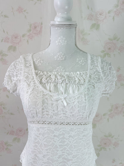 GRL Lacy Shoujo T-Shirt (White)