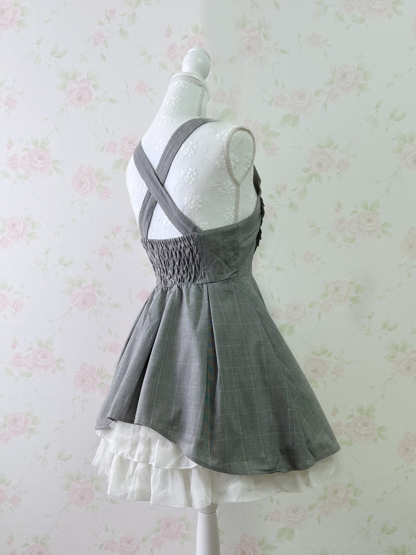 Secret Honey Heart Front Jumper Dress