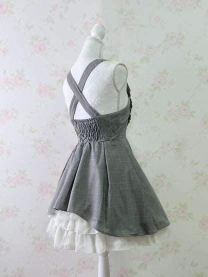 Secret Honey Heart Front Jumper Dress