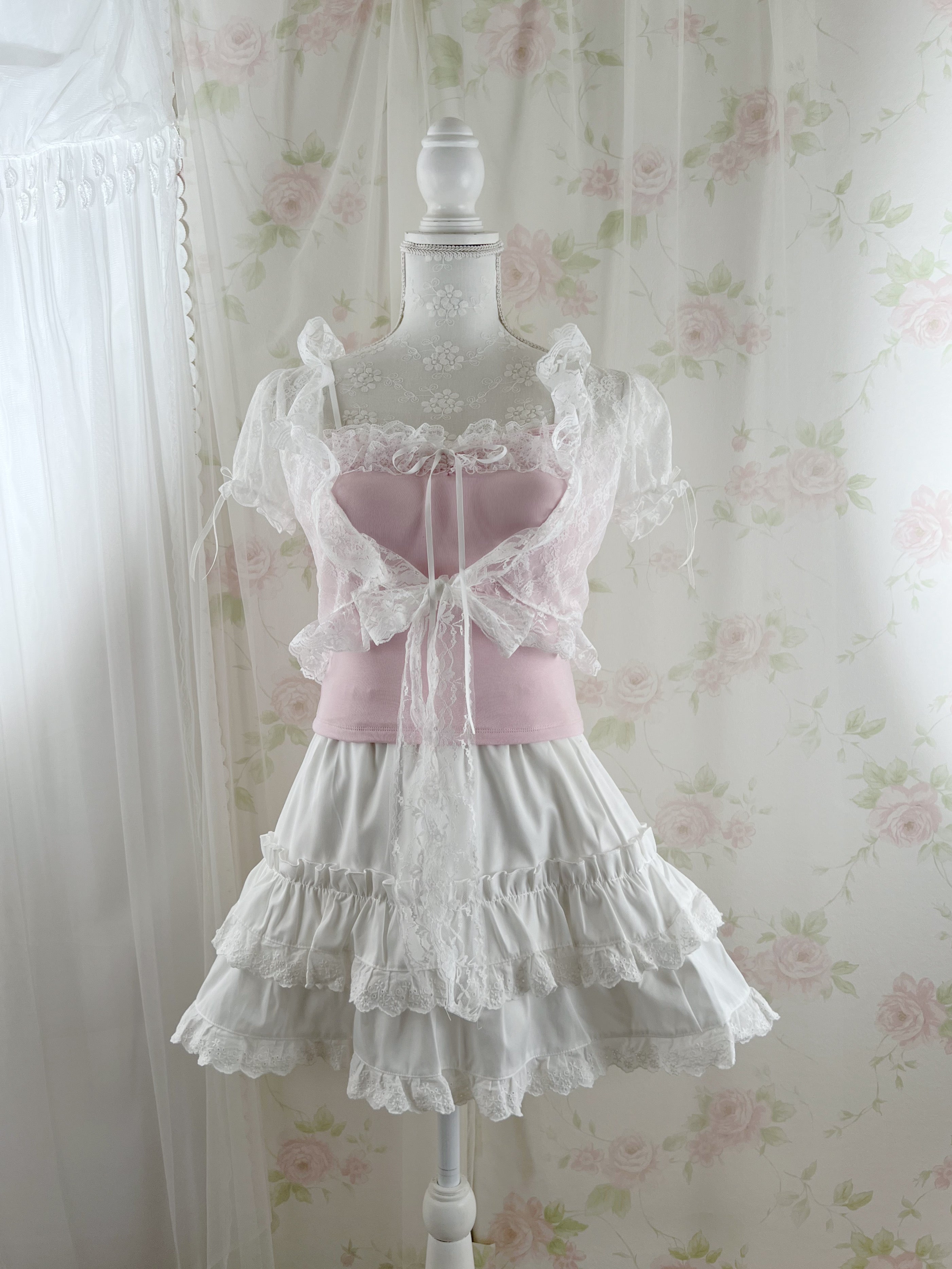 Princess Lace Camisole (Pink)