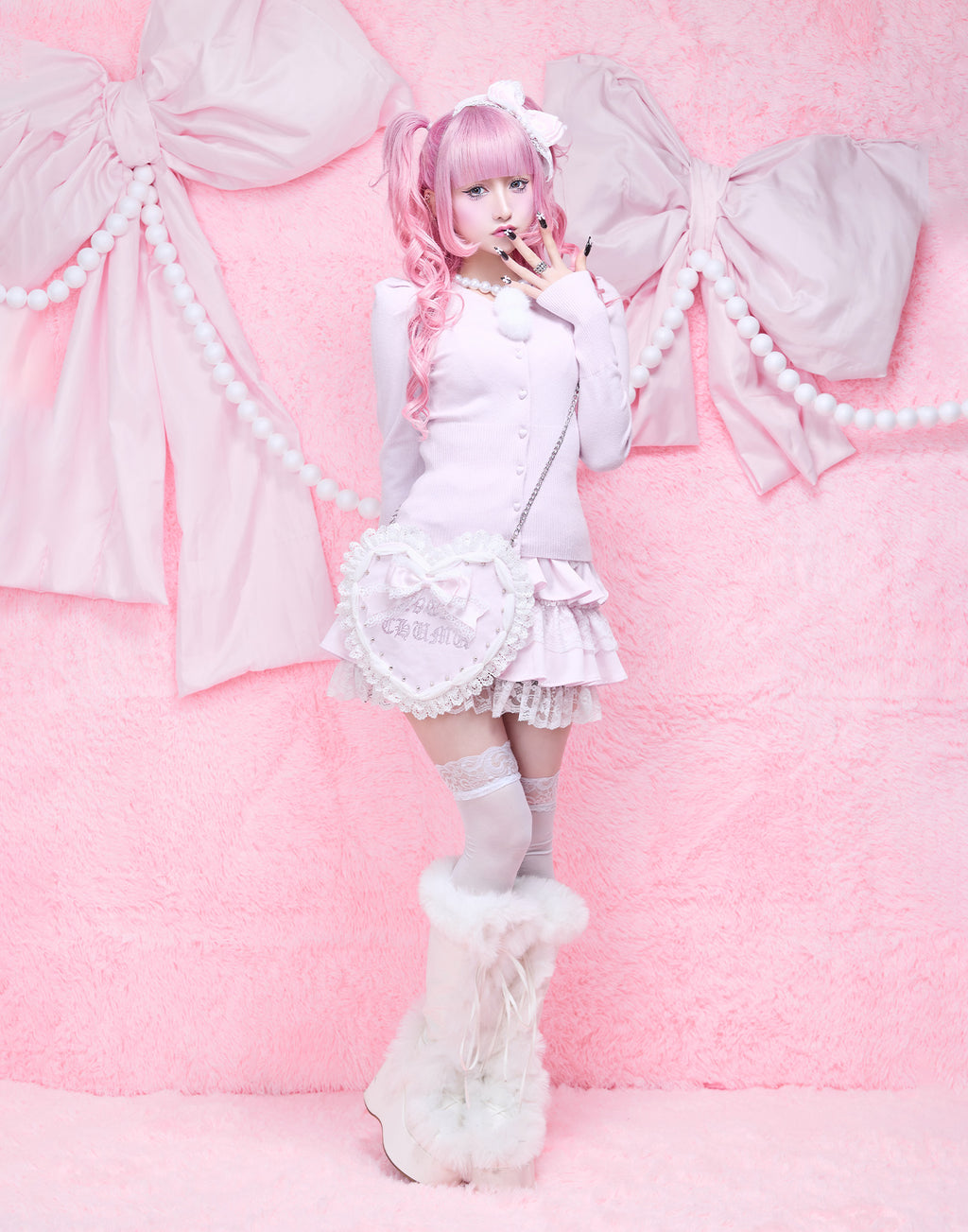 AVENCHUMU Eat Me Drink Me knit cardigan