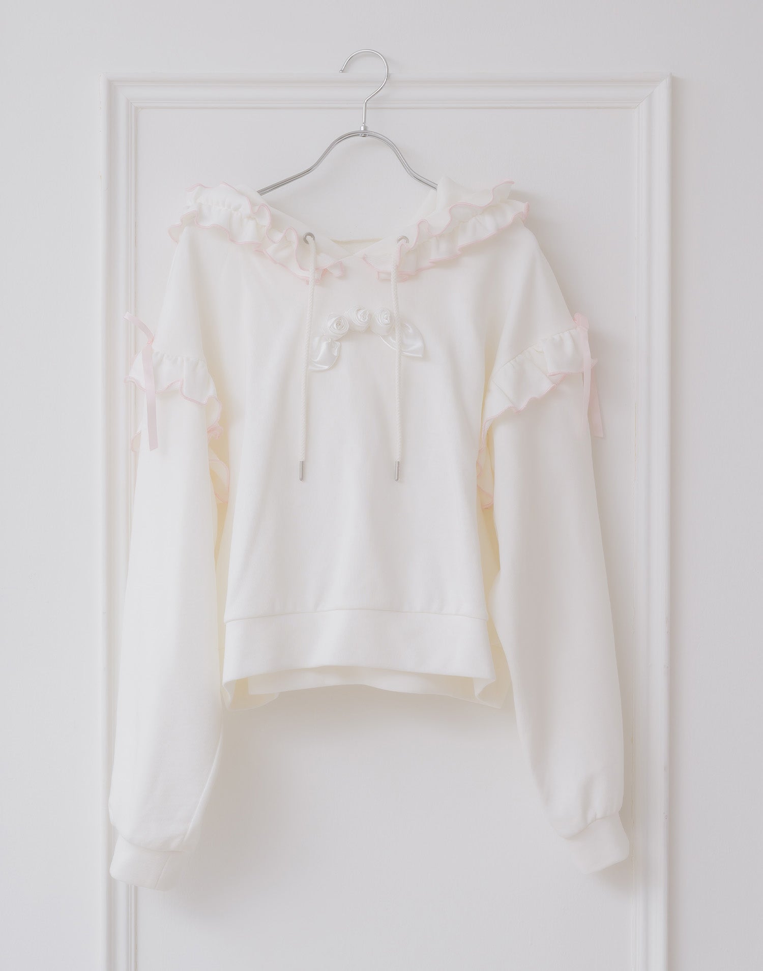 Lolime rose motif hoodie