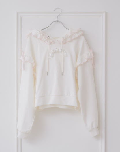 Lolime rose motif hoodie