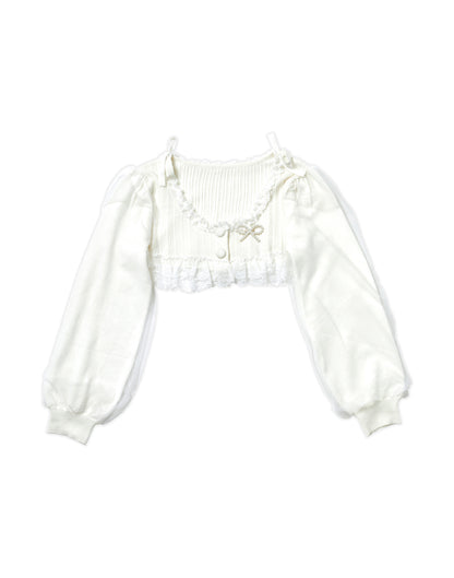 <March Delivery> mellfy memory Like sugar candy Knit Bolero