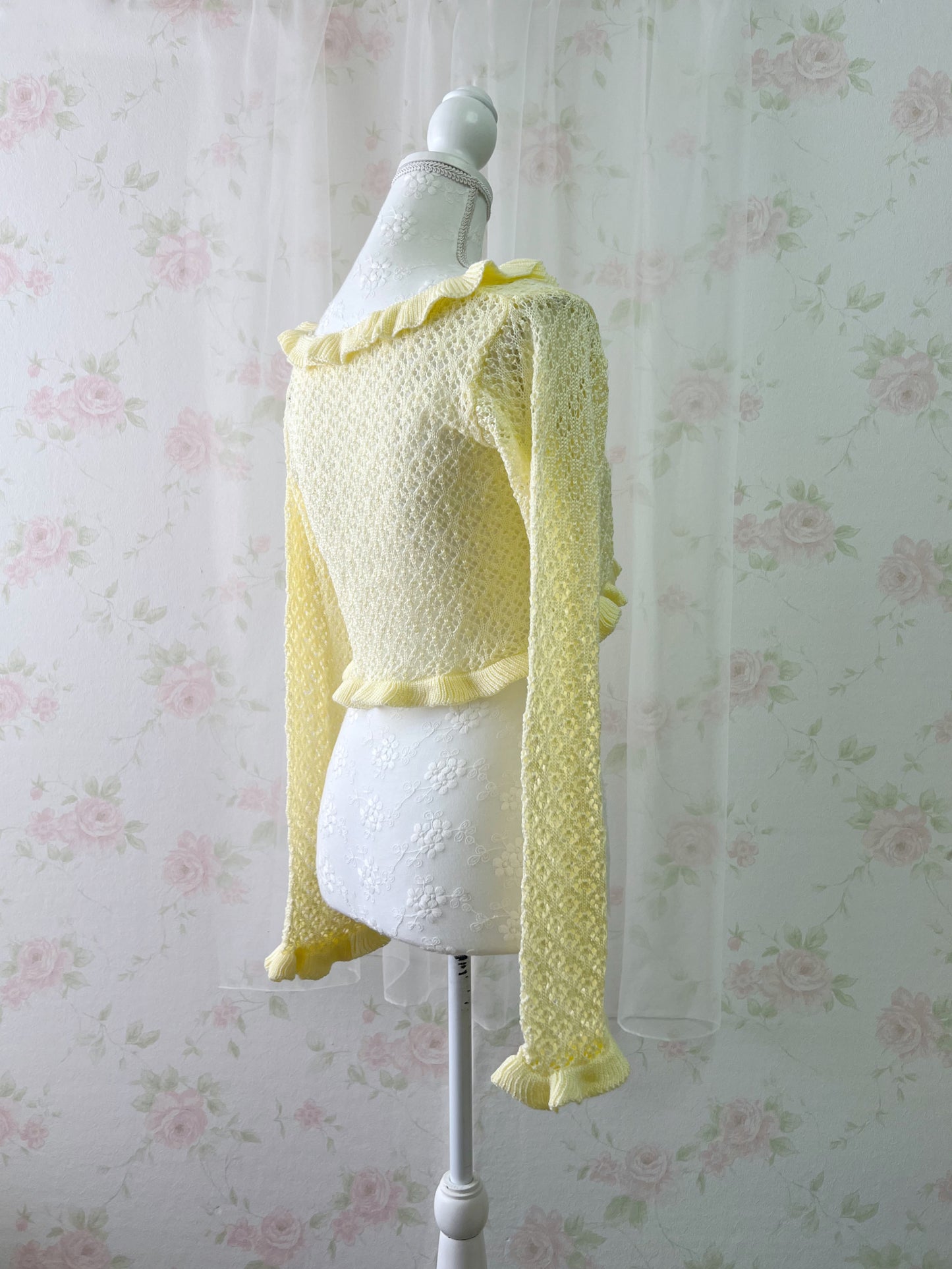 GRL Double String Cardigan (Yellow)