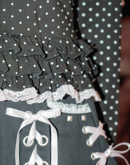 AVENCHUMU Brass knuckle long sleeve frill tops