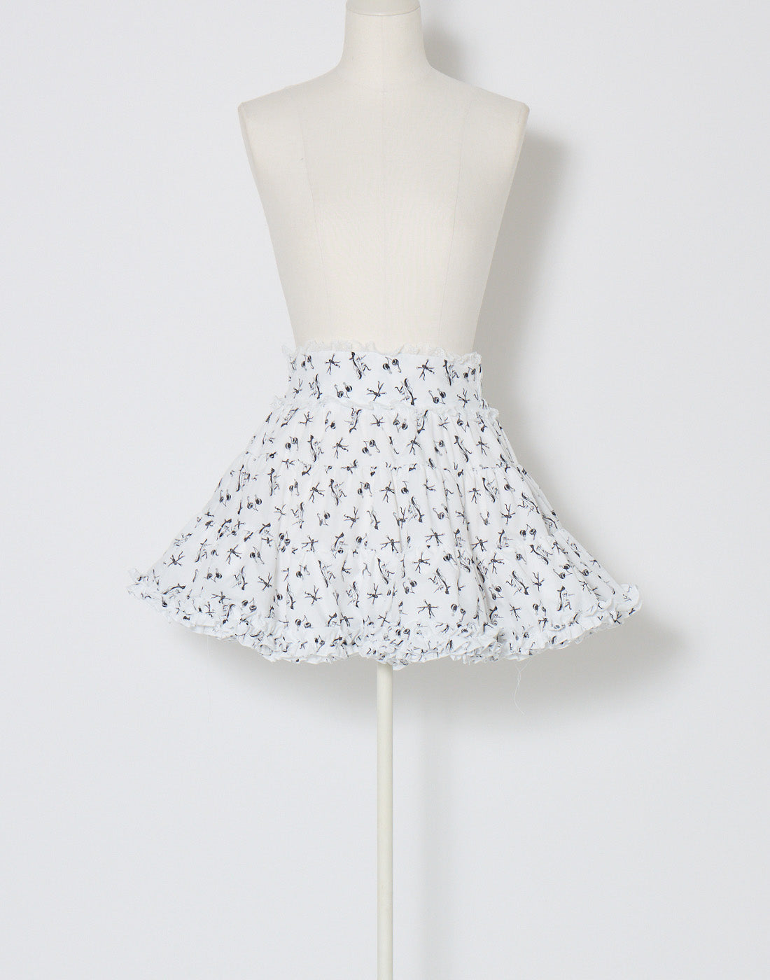 AVENCHUMU ERICO collaboration illustrated tutu skirt