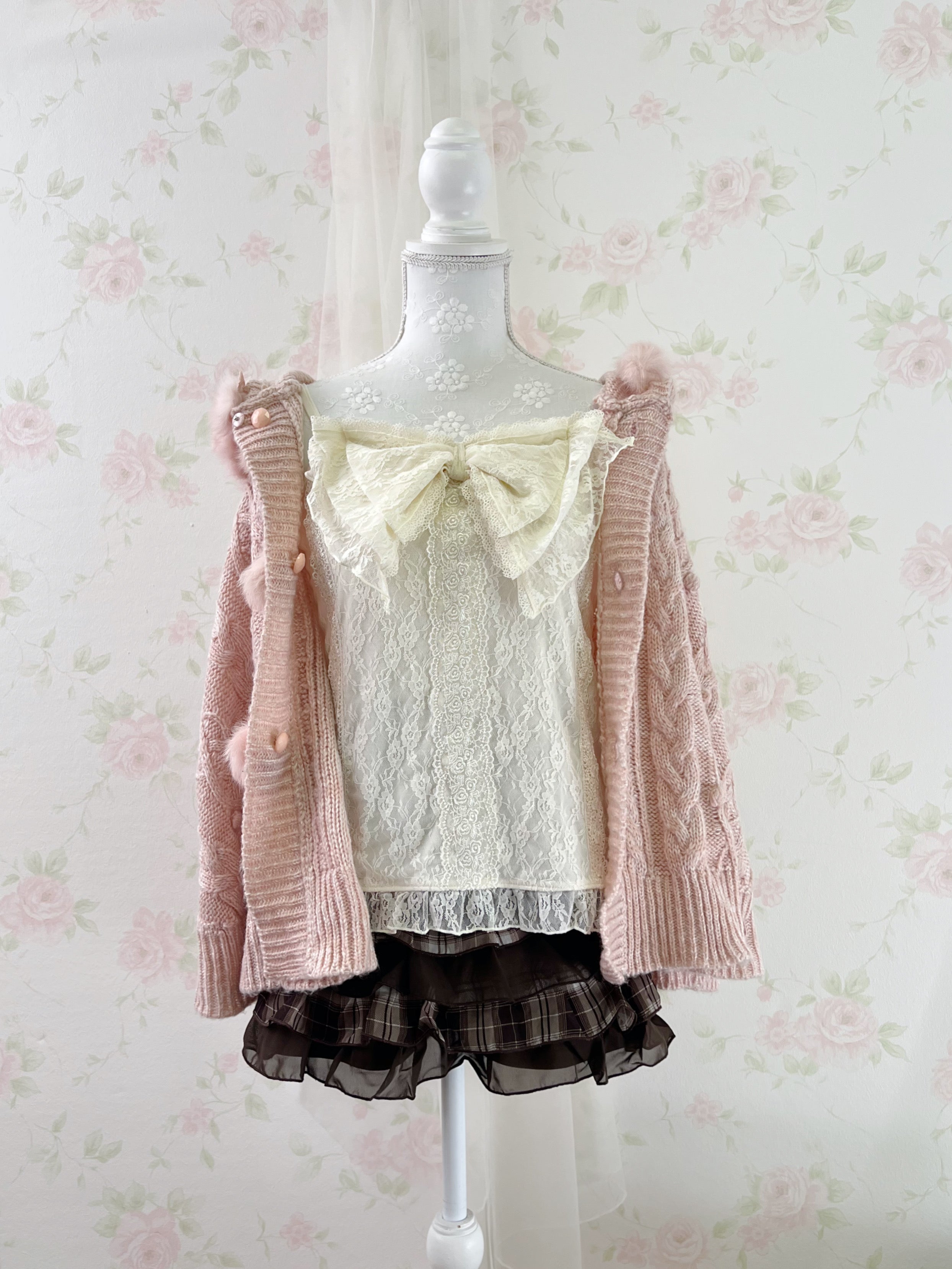 Layered Chiffon Culottes (Brown)