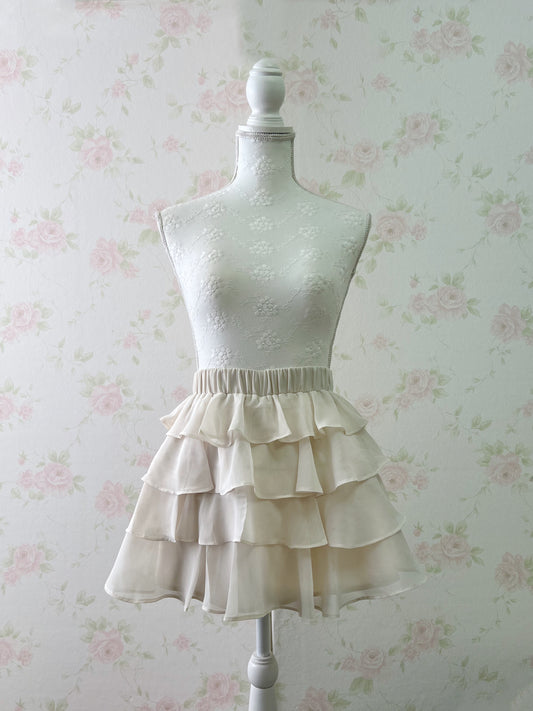 GRL Organdy Frilly Sukapan (Ivory)