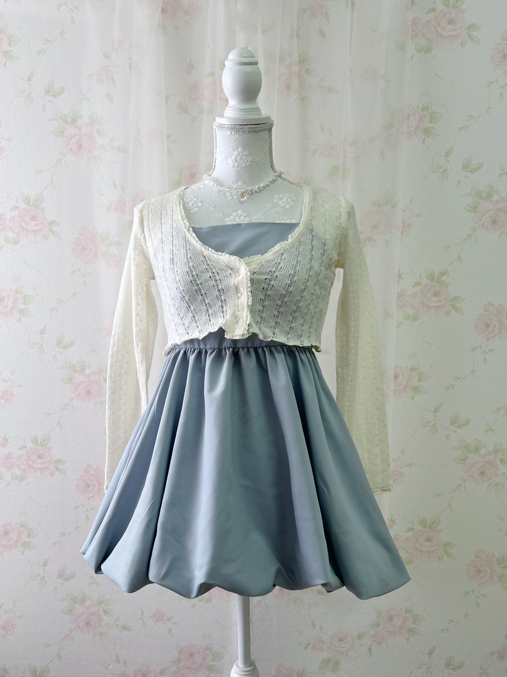 Back Bow Shoujo Dress (Blue)
