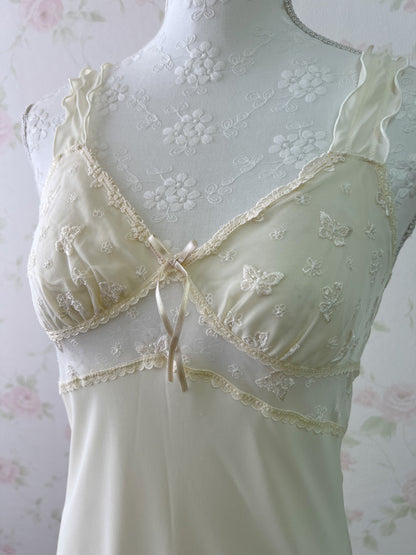 Yukiko Hanai Butterfly Slip (Ivory)