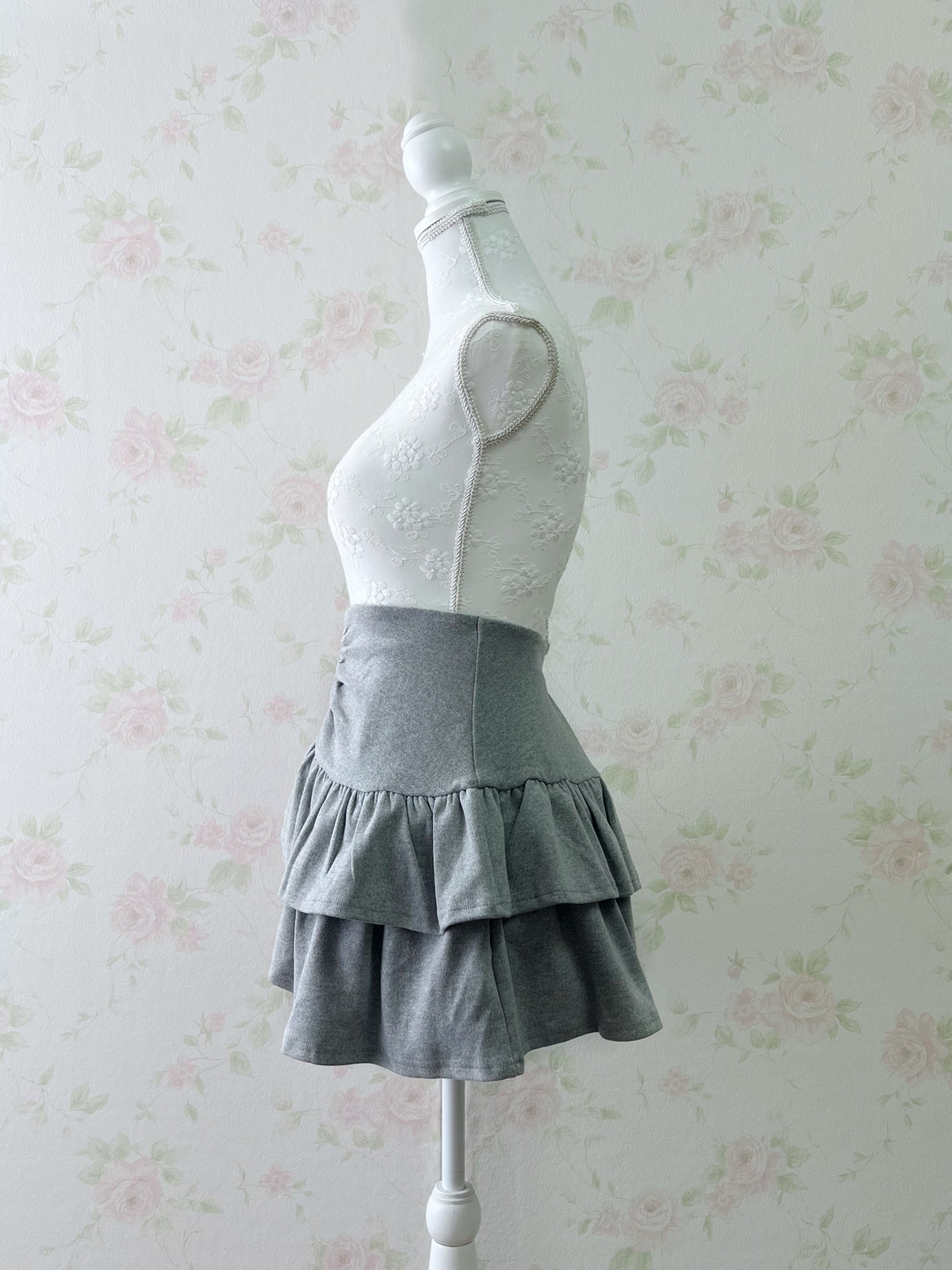 GRL Side Strings Hoodie Skirt Set