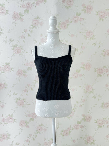 (18% OFF) GRL Camisole Cardigan Set (Black)