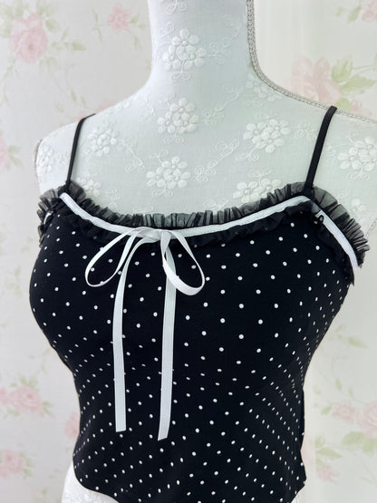 Olive des Olive Polka Dot Camisole (Black)
