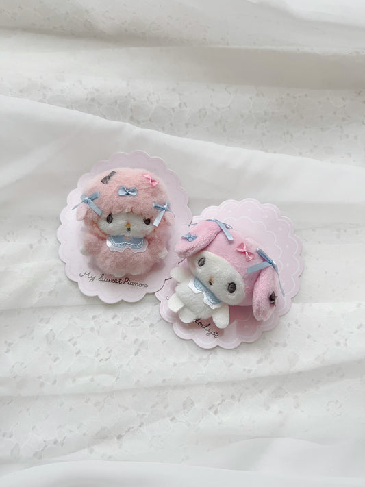My Melody Sweet Piano Pin Mascot Set