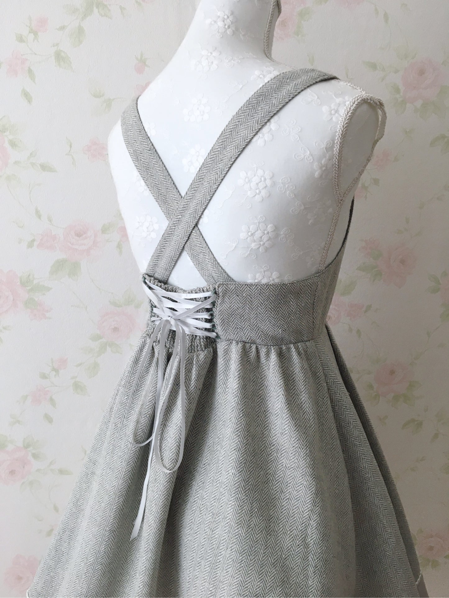 Amavel Back Laced Up Jumper Dress