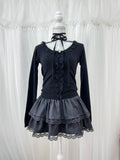 jouetie Choker Attached Top (Black)
