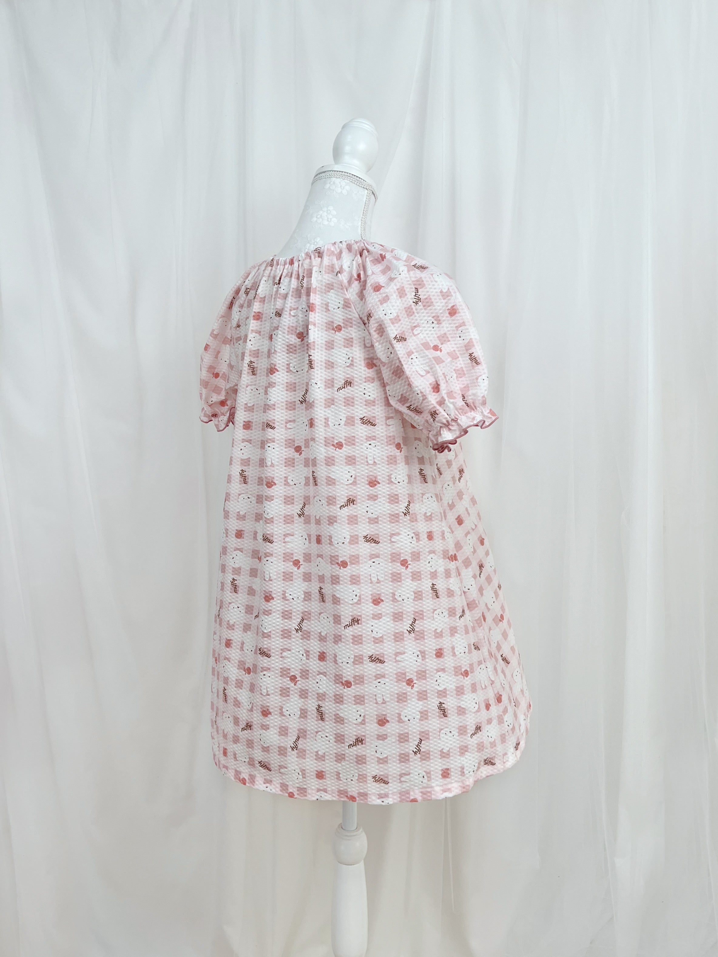 miffy Apple Checked Pajama Set