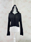 Sheer Gyaru Hoodie (Black)