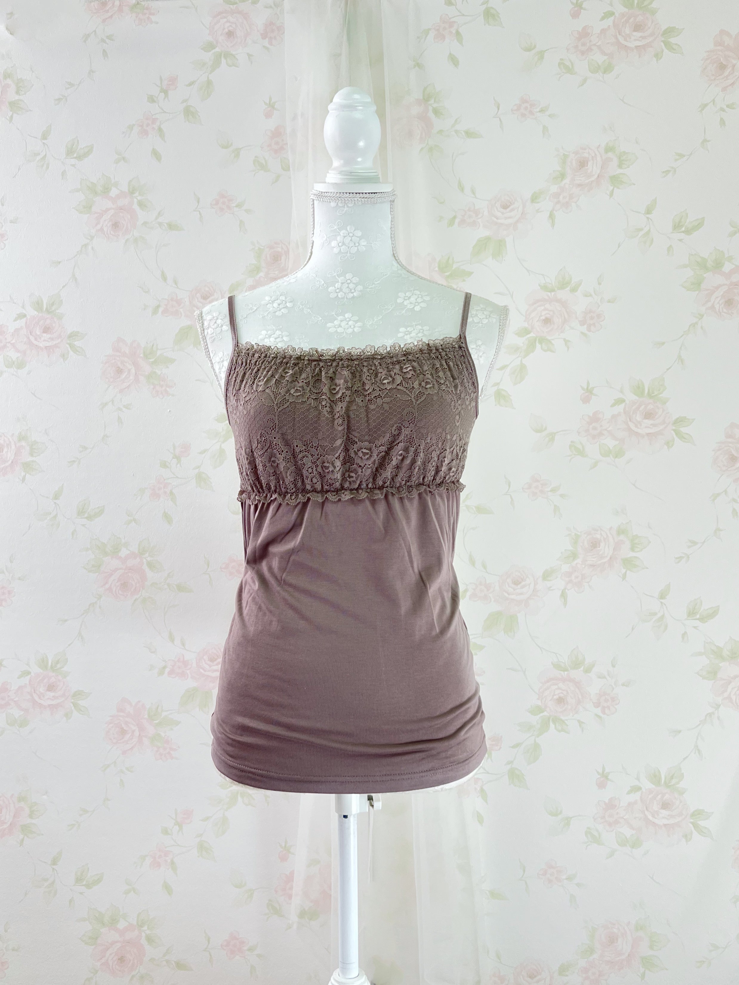 Honeys Lace Camisole (Moca)