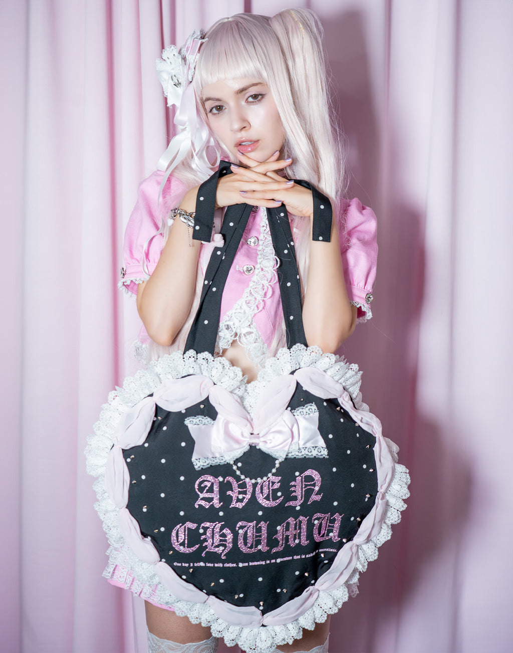 AVENCHUMU Love heart's cake tote bag (New color)
