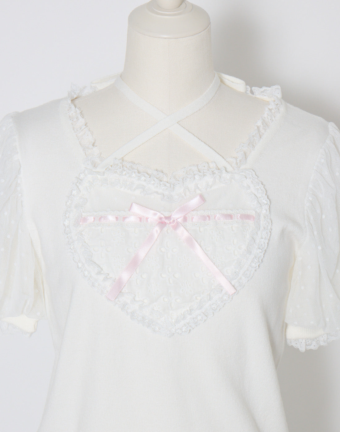 mellfy memory My love heart puff tops