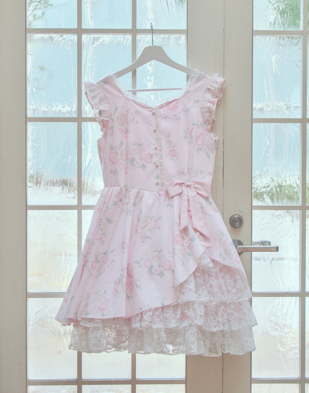 (Pre-order) mellfy memory Love in rosy rose onepiece
