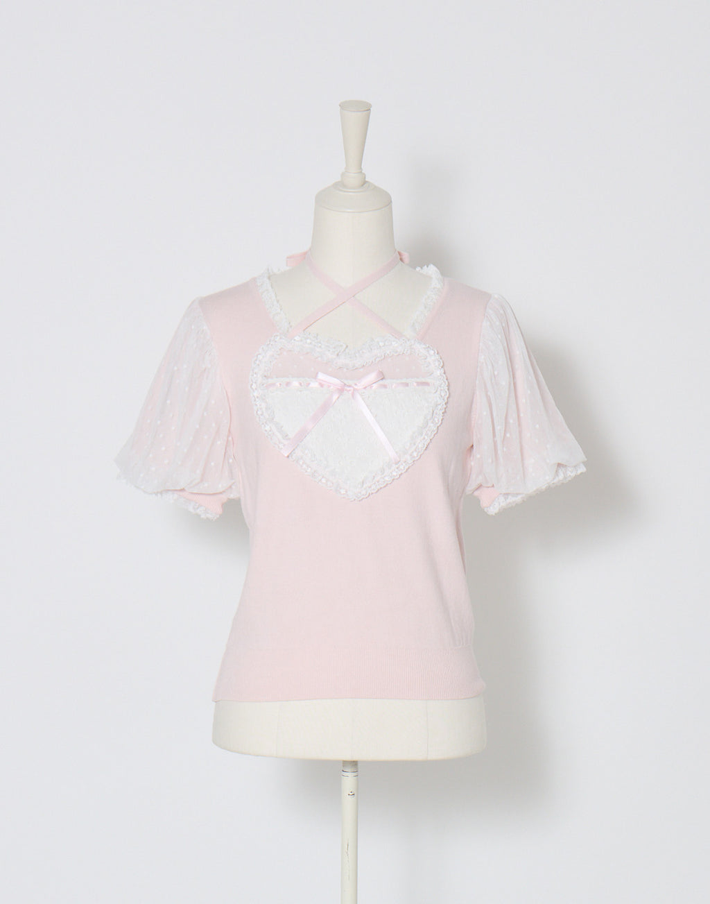 mellfy memory My love heart puff tops