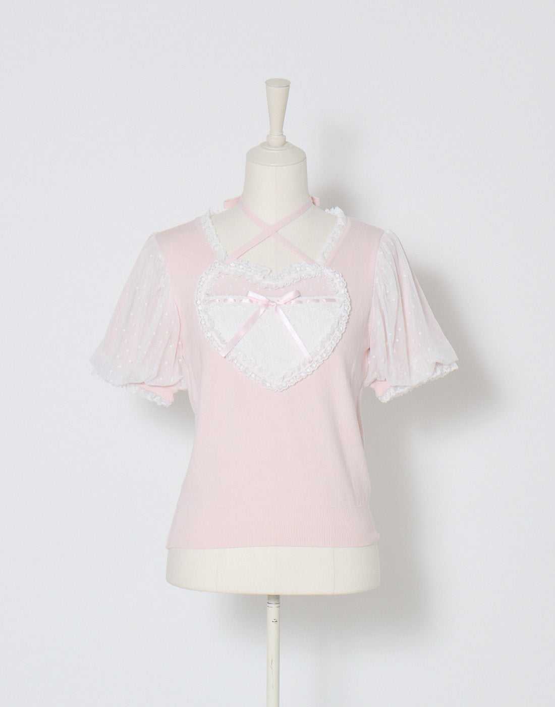 mellfy memory My love heart puff tops