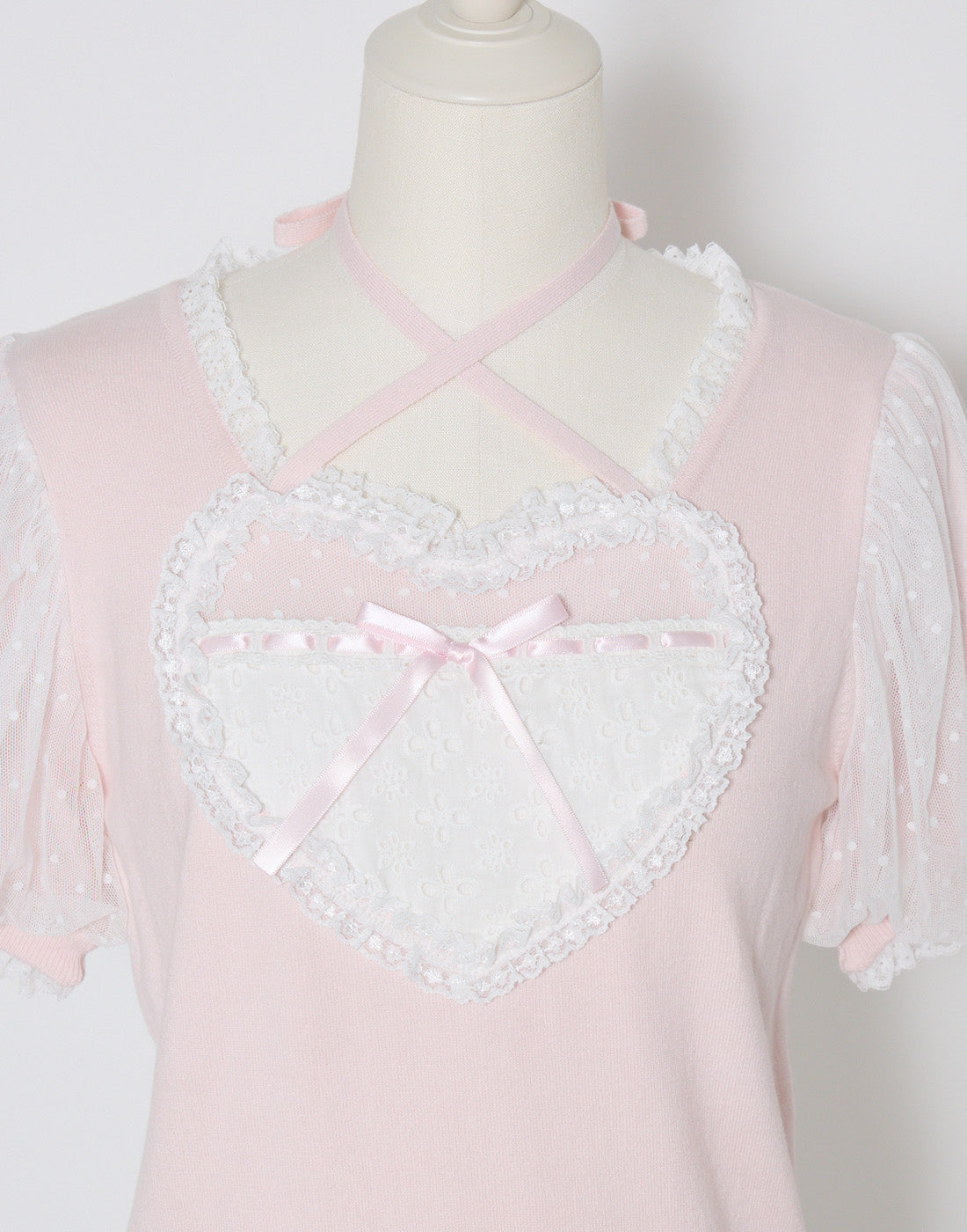 mellfy memory My love heart puff tops