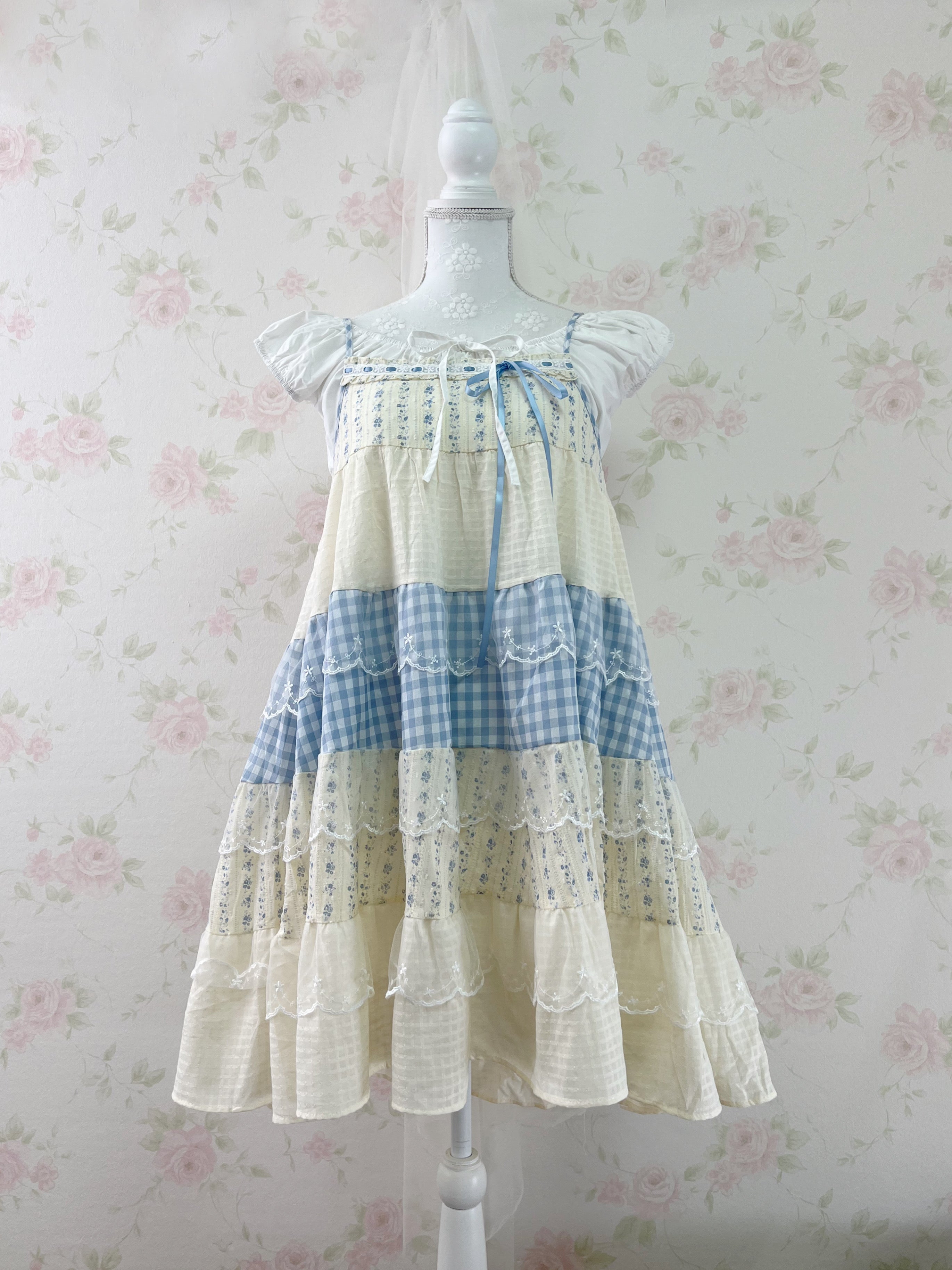 2 Way Shoulder Cotton Blouse (White)