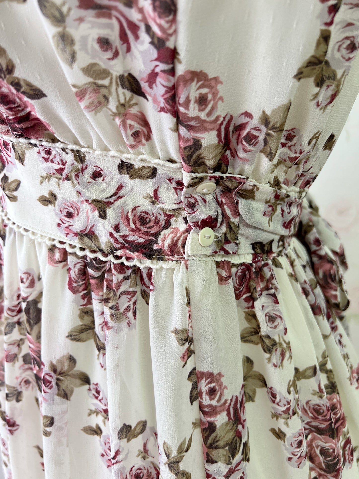 L’EST ROSE Classical Rose Chiffon Dress
