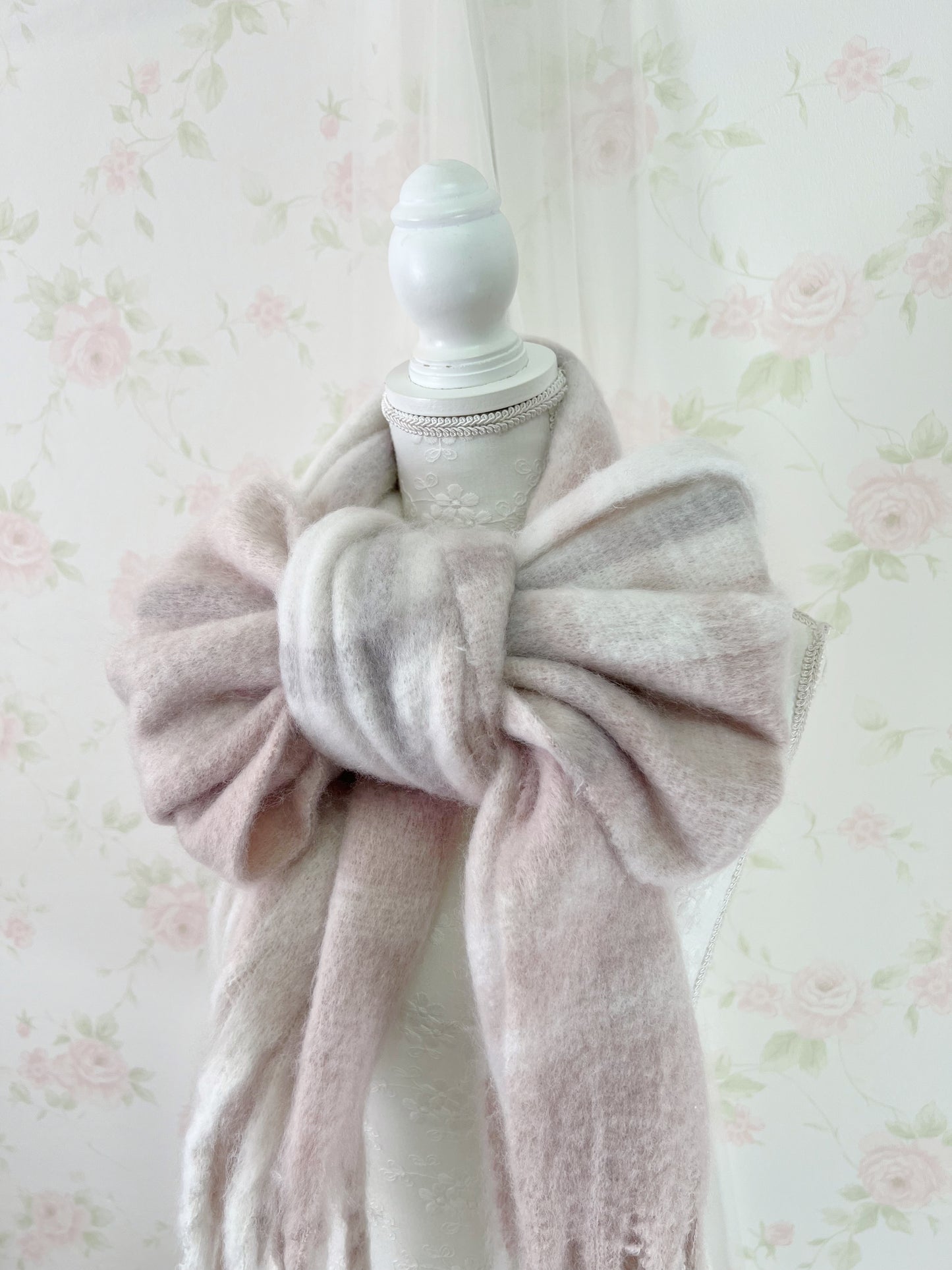 INGNI Checked Scarf (Pink)